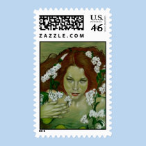 Naiad Nymph Postage stamps