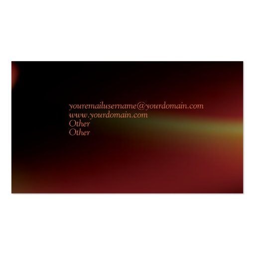 Nail Art Cosmetic Salon Business Card (back side)