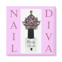 Nail Diva magnet by LadyDenise Nail Diva magnet