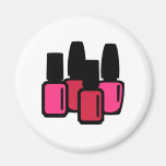 Nail polish beauty refrigerator magnets