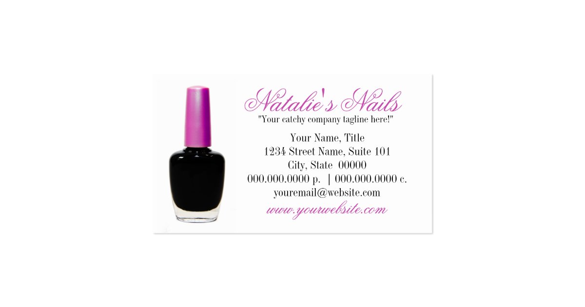 Nail Polish Business Cards Zazzle