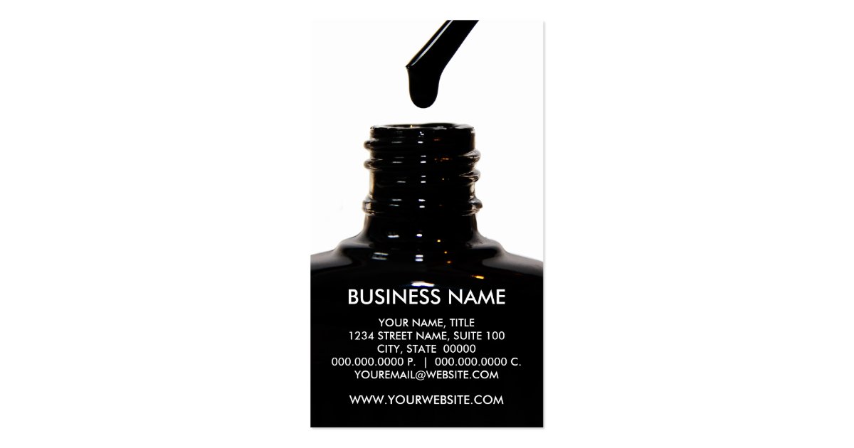 Nail Polish Business Cards Zazzle