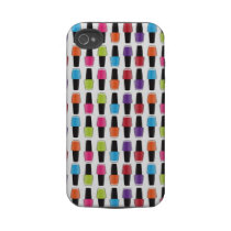 Nail polish pattern iphone 4 tough case