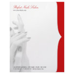 Nail Salon Beauty Center business letterhead