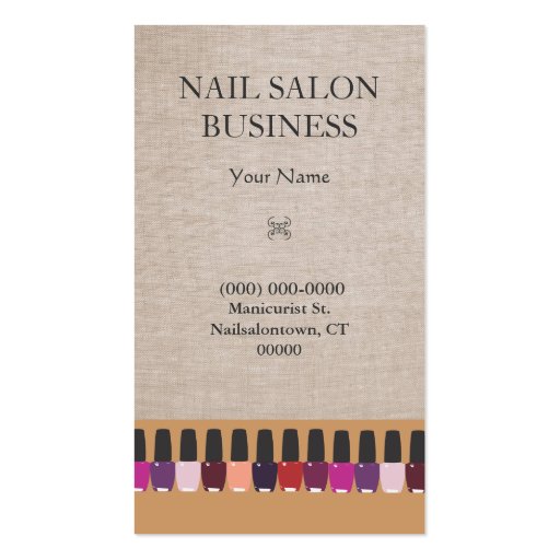 Nail Salon Business Card
