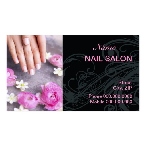 Nail Salon Business Card