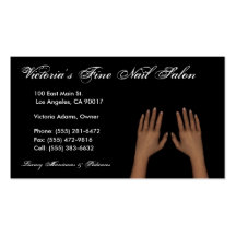 Nail Salon Business Card Templates