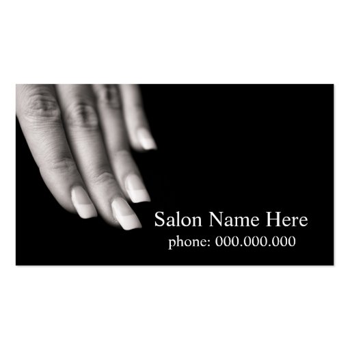 Nail Salon Business Cards