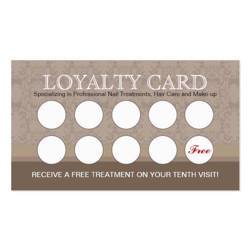 Free Editable Loyalty Card Template Word