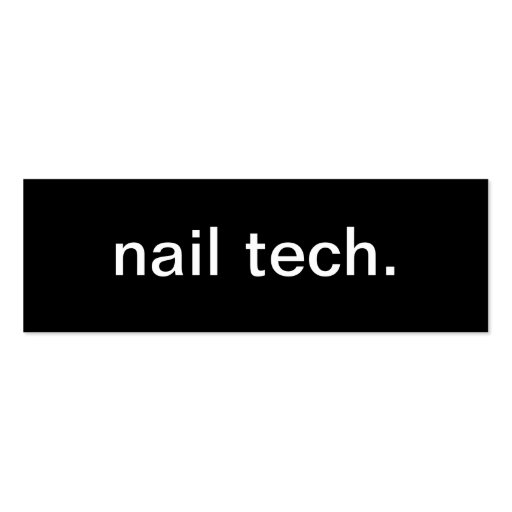 Nail Tech Business Card (front side)