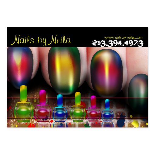 Nail Tech Nail Artist Nail Salon Business Card