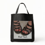 Nail Tech pretty toes Tote bag