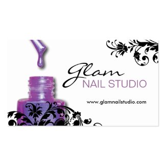 Nail Technician Business Card profilecard