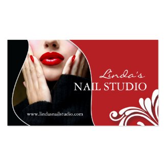 NAIL TECHNICIAN BUSINESS CARD profilecard