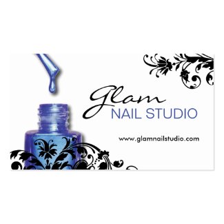 Nail Technician Business Card profilecard