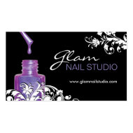 Nail Technician Business Card profilecard
