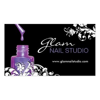 Nail Technician Business Card profilecard