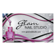 Nail Technician Business Card profilecard