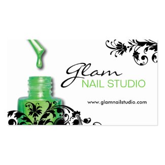 Nail Technician Business Card profilecard