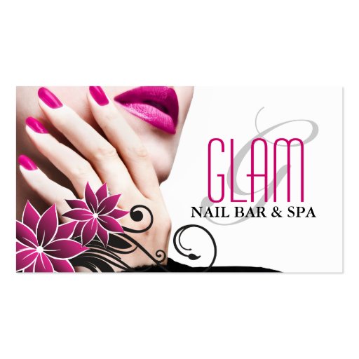 Nail Technician  Business Card (front side)