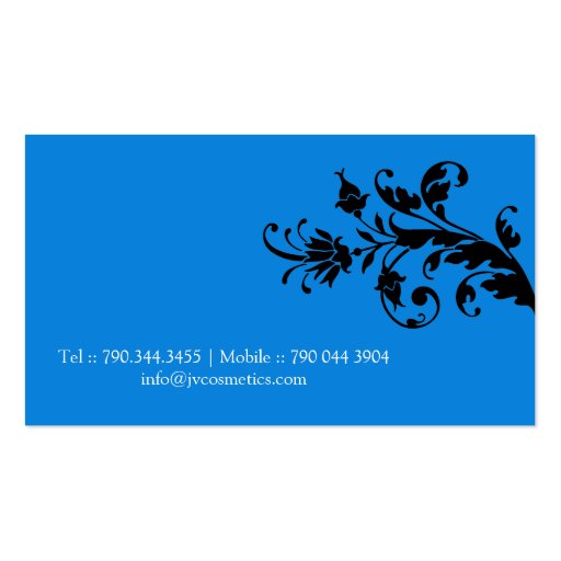 Nail Technician Business Cards (back side)