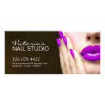 NAIL TECHNICIAN GIFT CERTIFICATE RACK CARD DESIGN