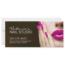 NAIL TECHNICIAN GIFT CERTIFICATE FULL COLOR RACK CARD
