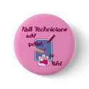 Nail Technicians Button by StargazerDesigns Nail Technicians Button