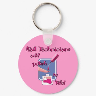 Nail Technicians Keychain by StargazerDesigns