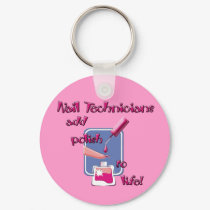 Nail Technicians Keychain