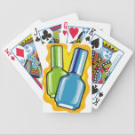 nailpolish001 NAILPOLISH BLUE GREEN SALON BEAUTY F playing cards