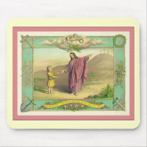 Nails Are Withdrawn ~ Vintage Christian Print mousepads