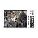 nails in a telephone pole stamp