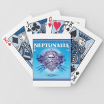 Naipes del azul de Neptunalia cartas de juego