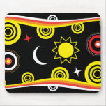 Naive funky pattern mouse pad