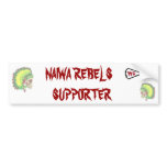 Naiwa Rebels WR Supporter 11" x 3" Bumper Sticker