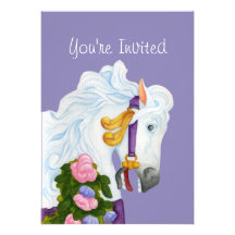 Najira Carousel Horse Invitation