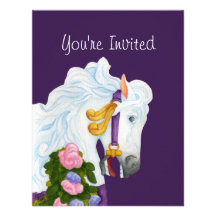 Najira Carousel Horse Invitation