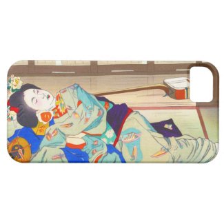 Nakazawa Hiromitsu Inn at Gion japan japanese lady iPhone 5/5S Cover