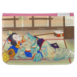 Nakazawa Hiromitsu Inn at Gion japan japanese lady Cases For Kindle