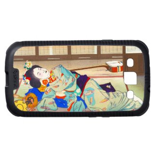 Nakazawa Hiromitsu Inn at Gion japan japanese lady Samsung Galaxy S3 Cases