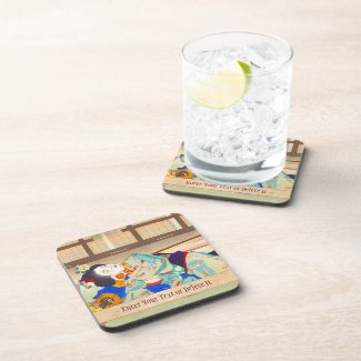 Nakazawa Hiromitsu Inn at Gion japan japanese lady Beverage Coasters