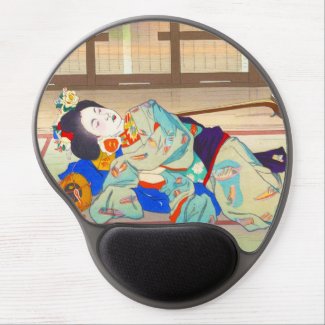 Nakazawa Hiromitsu Inn at Gion japan japanese lady Gel Mouse Pads