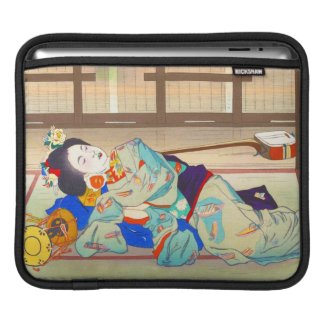 Nakazawa Hiromitsu Inn at Gion japan japanese lady iPad Sleeve