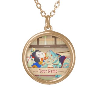 Nakazawa Hiromitsu Inn at Gion japan japanese lady Custom Necklace