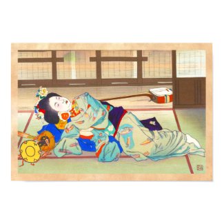 Nakazawa Hiromitsu Inn at Gion japan japanese lady Posters