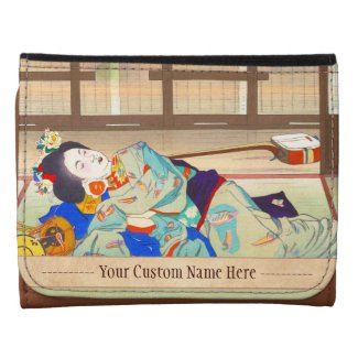 Nakazawa Hiromitsu Inn at Gion japan japanese lady Leather Wallet