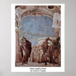 Naked Angelica Detail By Giovanni Tiepolo Poster