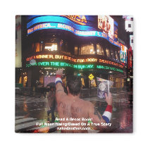 Naked Author1, Read A Great Book!Full Moon Risi... magnets by nakedauthor Naked Author1, Read A Great Book!Full Moon Risi... magnets
