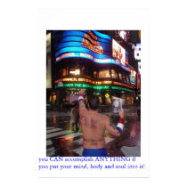 Naked Author in Times Square on New Year's Day posters by nakedauthor Naked Author in Times Square on New Year's Day posters